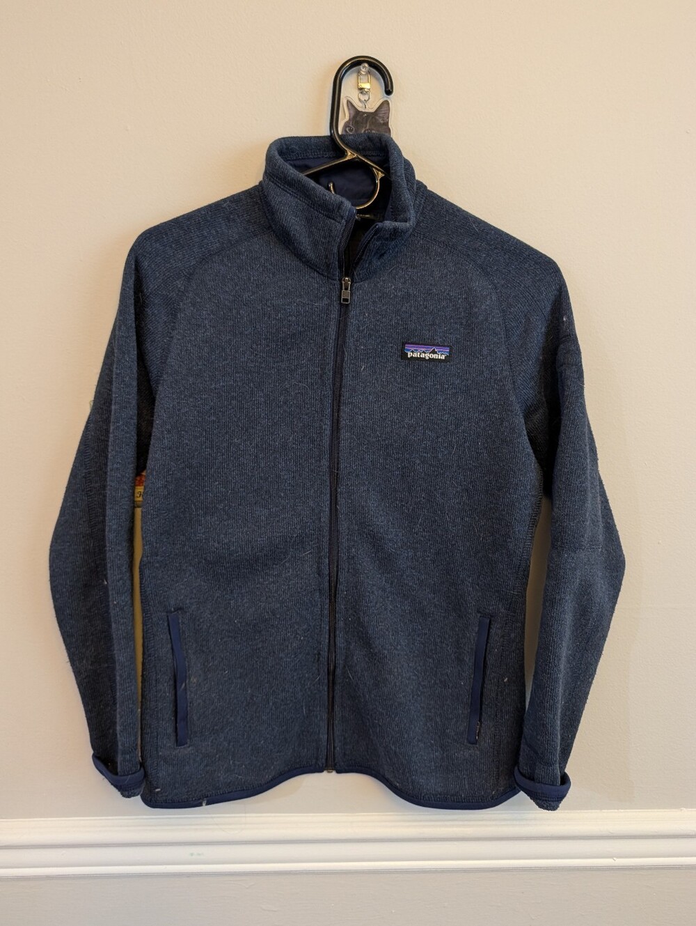 Patagonia W's Navy Better Sweater - Full Zip